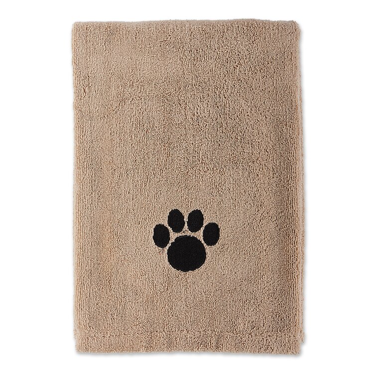 Paw print bath outlet towels